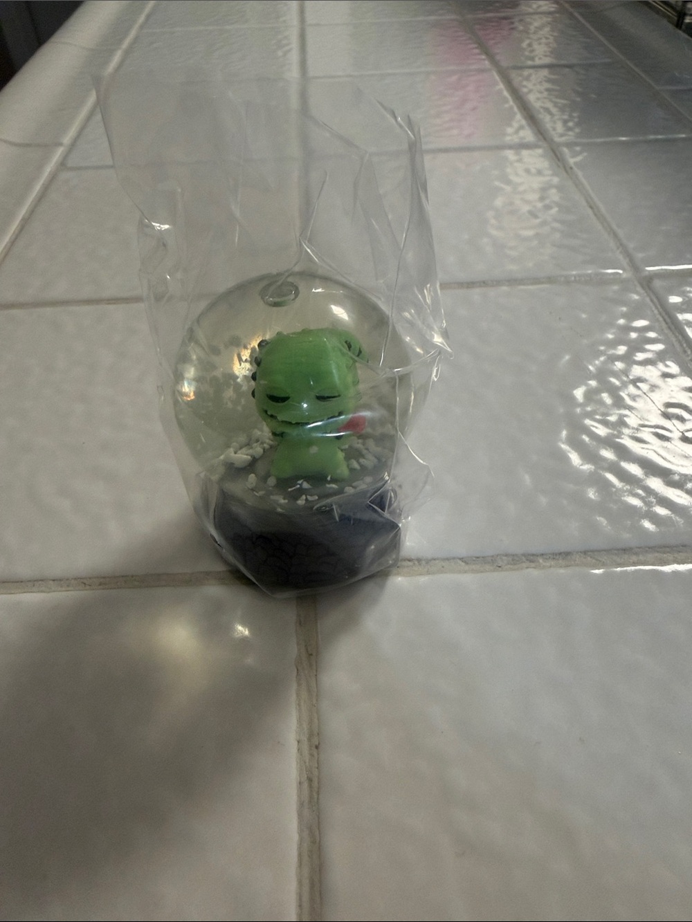 Oogie boogie mini snow globe